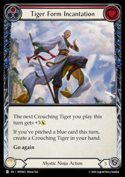 Tiger Form Incantation (Red) (Regular) - Part the Mistveil (Common) [MST-063]