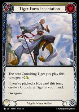 Tiger Form Incantation (Yellow) (Regular) - Part the Mistveil (Common) [MST-064]