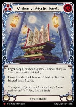 Orihon of Mystic Tenets (Regular) - Part the Mistveil (Majestic) [MST-080]