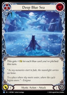 Deep Blue Sea (Rainbow Foil) - Part the Mistveil (Rare) [MST-084]