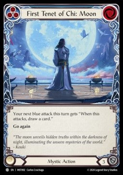 First Tenet of Chi: Moon (Rainbow Foil) - Part the Mistveil (Common) [MST-092]