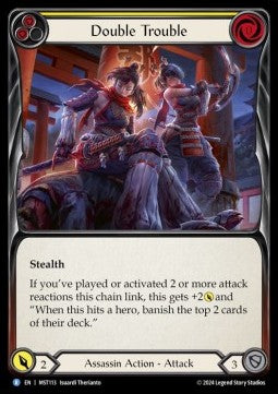 Double Trouble (Yellow) (Regular) - Part the Mistveil (Rare) [MST-113]