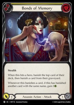 Bonds of Memory (Yellow) (Rainbow Foil) - Part the Mistveil (Common) [MST-116]