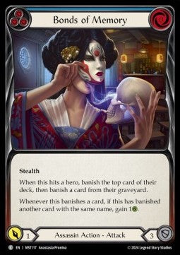 Bonds of Memory (Blue) (Regular) - Part the Mistveil (Common) [MST-117]