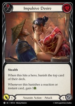 Impulsive Desire (Red) (Regular) - Part the Mistveil (Common) [MST-121]