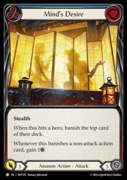 Mind's Desire (Blue) (Regular) - Part the Mistveil (Common) [MST-126]