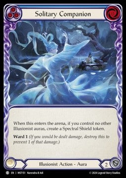 Solitary Companion (Blue) (Rainbow Foil) - Part the Mistveil (Common) [MST-151]
