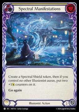 Spectral Manifestations (Yellow) (Rainbow Foil) - Part the Mistveil (Common) [MST-153]