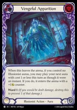 Vengeful Apparition (Yellow) (Regular) - Part the Mistveil (Common) [MST-156]