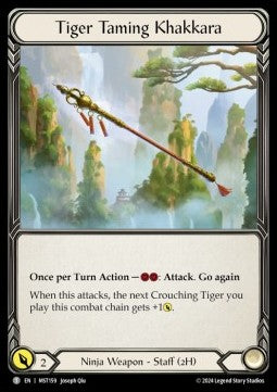 Tiger Taming Khakkara (Regular) - Part the Mistveil (Token) [MST-159]