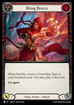 Biting Breeze (Red) (Regular) - Part the Mistveil (Common) [MST-173]