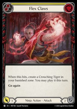 Flex Claws (Yellow) (Regular) - Part the Mistveil (Common) [MST-180]