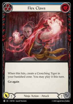 Flex Claws (Blue) (Regular) - Part the Mistveil (Common) [MST-181]