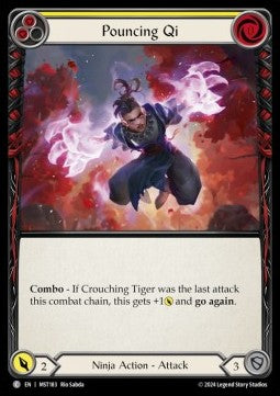 Pouncing Qi (Yellow) (Regular) - Part the Mistveil (Common) [MST-183]