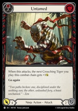Untamed (Red) (Regular) - Part the Mistveil (Common) [MST-185]