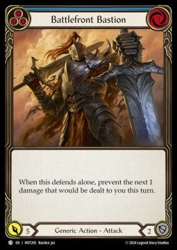 Battlefront Bastion (Blue) (Rainbow Foil) - Part the Mistveil (Common) [MST-205]
