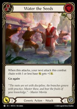 Water the Seeds (Yellow) (Rainbow Foil) - Part the Mistveil (Common) [MST-213]