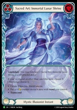 Sacred Art: Immortal Lunar Shrine // Inner Chi (Extended Art Rainbow Foil) - FAB Promos (Promo) [FAB-234]