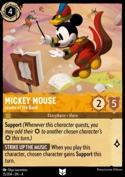 Mickey Mouse - Leader of the Band - Ursula's Return (Uncommon) [4URS-15]