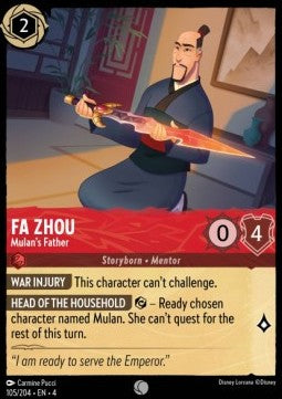 Fa Zhou - Mulan's Father - Ursula's Return (Common) [4URS-105]