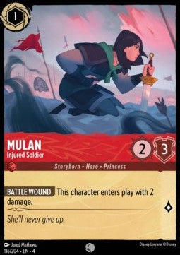 Mulan - Injured Soldier - Ursula's Return (Common) [4URS-116]