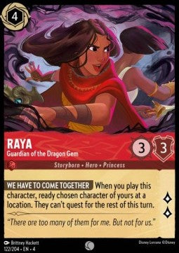 Raya - Guardian of the Dragon Gem - Ursula's Return (Common) [4URS-122]