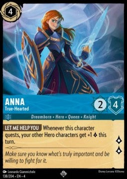 Anna - True-Hearted (V.1) - Ursula's Return (Super Rare) [4URS-138]