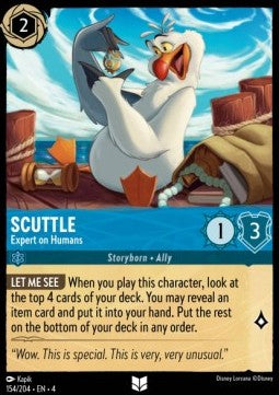 Scuttle - Expert on Humans - Ursula's Return (Uncommon) [4URS-154]