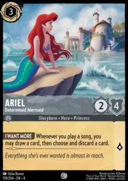 Ariel - Determined Mermaid - Ursula's Return (Common) [4URS-174]