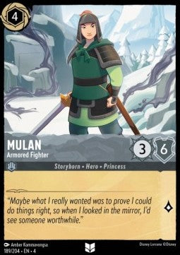 Mulan - Armored Fighter - Ursula's Return (Uncommon) [4URS-189]