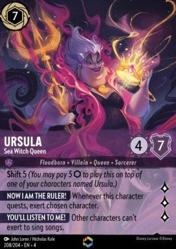Ursula - Sea Witch Queen (V.2) - Ursula's Return (Enchanted) [4URS-208]