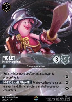 Piglet - Sturdy Swordsman (V.2) - Ursula's Return (Enchanted) [4URS-221]