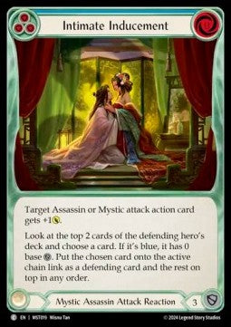 Intimate Inducement (Blue) (Rainbow Foil) - Part the Mistveil (Common) [MST-019]