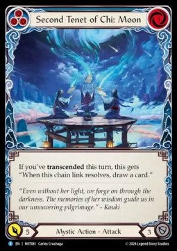 Second Tenet of Chi: Moon (Regular) - Part the Mistveil (Rare) [MST-081]