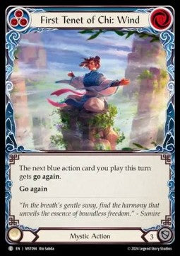 First Tenet of Chi: Wind (Regular) - Part the Mistveil (Common) [MST-094]