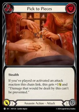 Pick to Pieces (Blue) (Regular) - Part the Mistveil (Common) [MST-129]