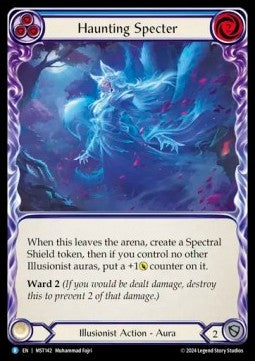 Haunting Specter (Blue) (Regular) - Part the Mistveil (Rare) [MST-142]