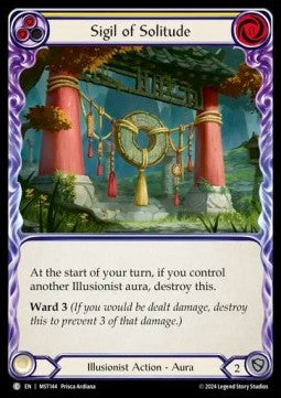 Sigil of Solitude (Yellow) (Regular) - Part the Mistveil (Common) [MST-144]