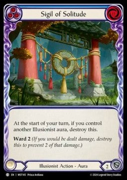Sigil of Solitude (Blue) (Regular) - Part the Mistveil (Common) [MST-145]