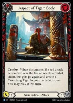 Aspect of Tiger: Body (Rainbow Foil) - Part the Mistveil (Rare) [MST-164]