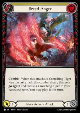 Breed Anger (Yellow) (Rainbow Foil) - Part the Mistveil (Common) [MST-177]