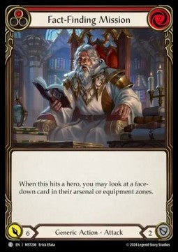 Fact-Finding Mission (Red) (Rainbow Foil) - Part the Mistveil (Common) [MST-206]