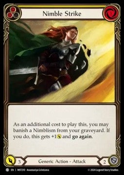 Nimble Strike (Yellow) (Regular) - Part the Mistveil (Common) [MST-210]