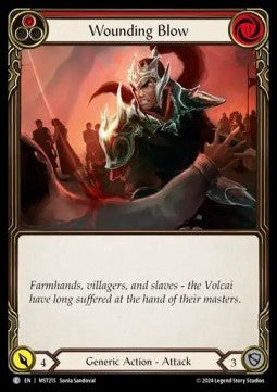 Wounding Blow (Red) (Regular) - Part the Mistveil (Common) [MST-215]