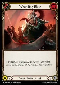 Wounding Blow (Yellow) (Regular) - Part the Mistveil (Common) [MST-216]