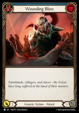 Wounding Blow (Blue) (Regular) - Part the Mistveil (Common) [MST-217]