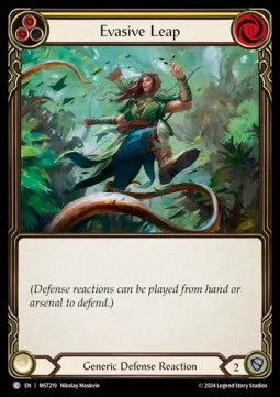 Evasive Leap (Yellow) (Rainbow Foil) - Part the Mistveil (Common) [MST-219]