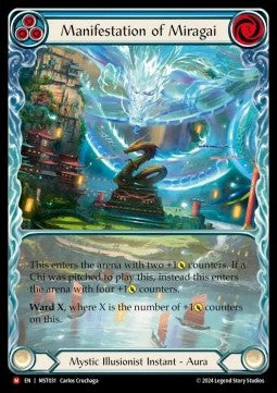 Manifestation of Miragai (Alternate Art Rainbow Foil) - Part the Mistveil (Majestic) [MST-031]