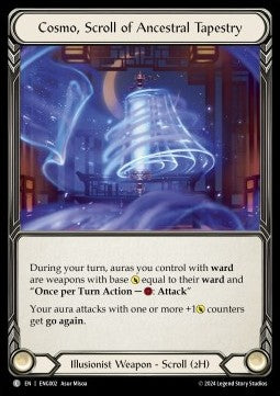 Cosmo, Scroll of Ancestral Tapestry (Regular) - Part the Mistveil - Enigma Blitz Deck (Common) [ENG-002]