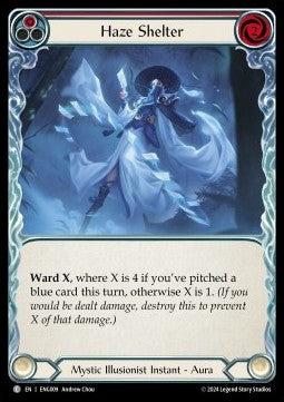 Haze Shelter (Red) (Regular) - Part the Mistveil - Enigma Blitz Deck (Common) [ENG-009]